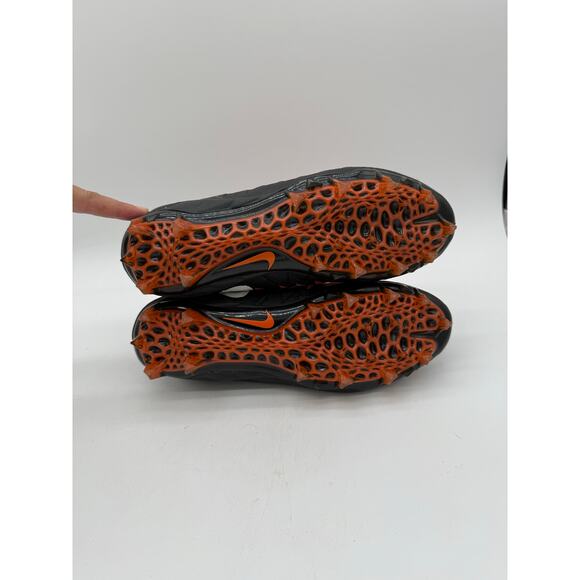 Nike Alpha Menace Pro Mid Football Cleats Orange/Black 866012-807 Sz. 11 - Picture 5 of 6